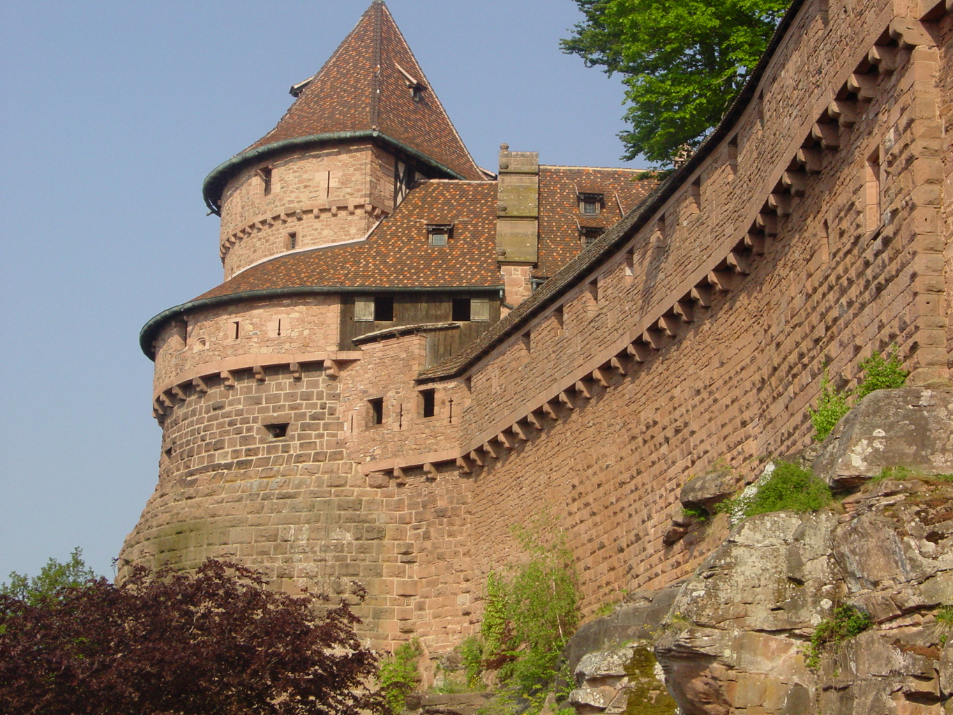 Haut Koenigsbourg tour sud grand bastion CP Monum ADT